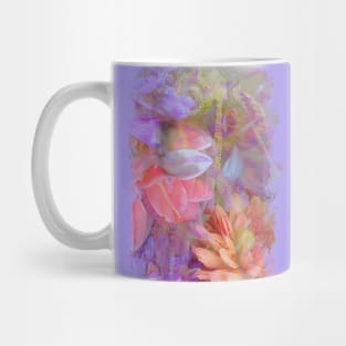 Flower Fairy Double Exposure Fantasy Art Mug